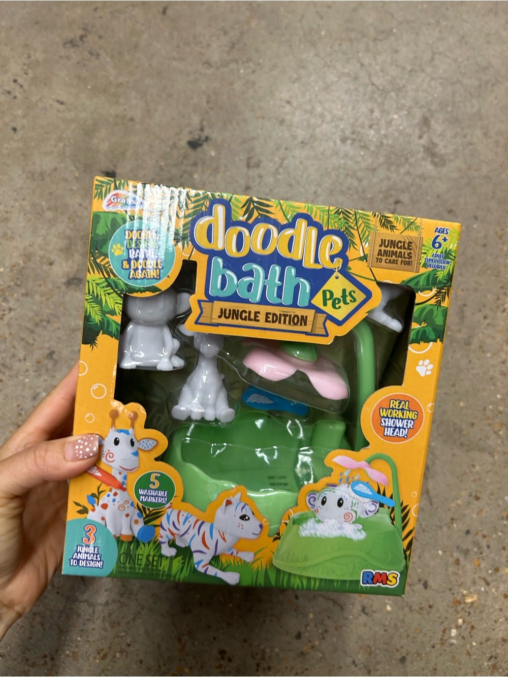 Jungle Edition doodle Bath Toy Set